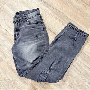 Letter To Juliet Black Distressed Boyfriend Jeans